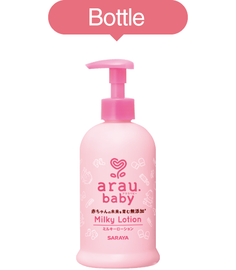 arau.baby Milky Lotion bottle