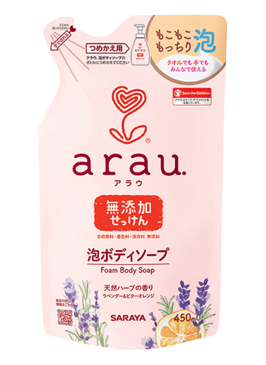 Arau Foam Body Soap Refill 450mL