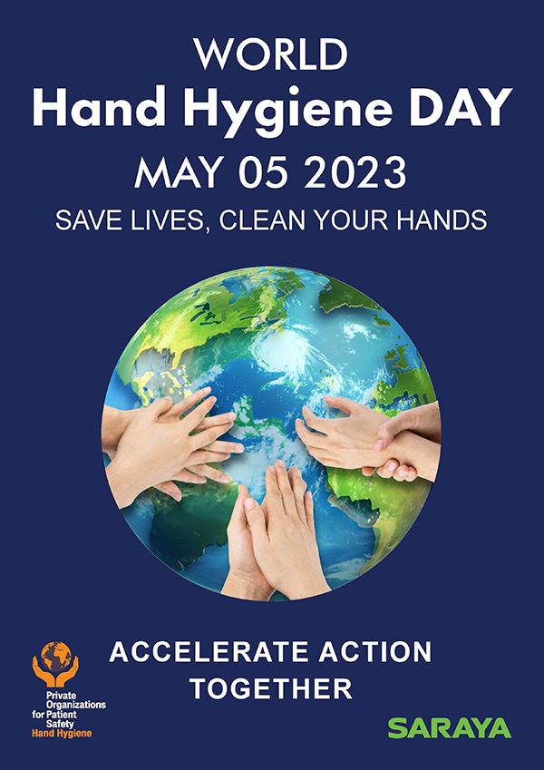 Accelerate action together. Save Lives Clean your Hands. 5 May 2023 SARAYA poster 3