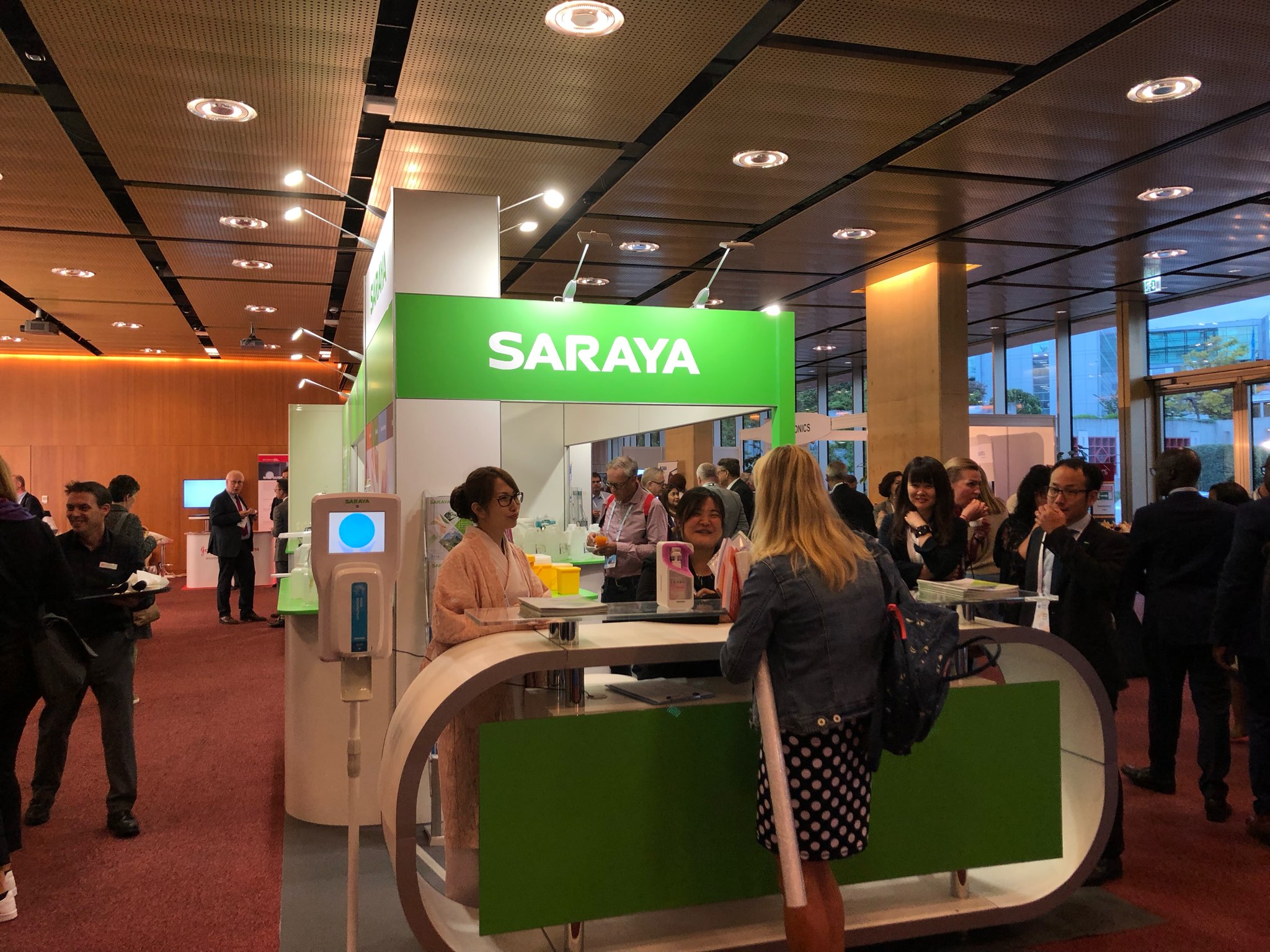 Thank you for visiting us at the SARAYA booth during ICPIC 2019, held in Geneva, Switzerland from the 10th to the 13th of September.