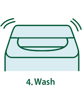4.Wash