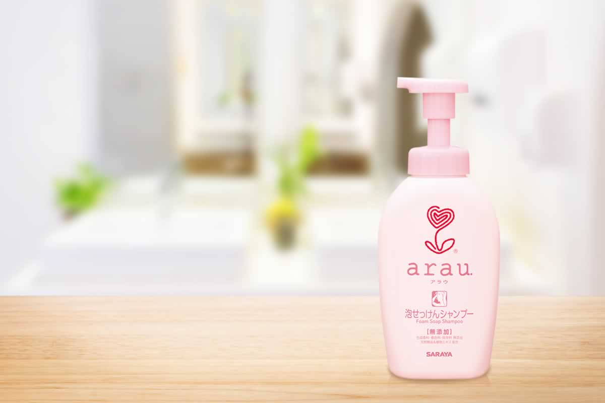 Complement your hair wash with arau. Soap Shampoo