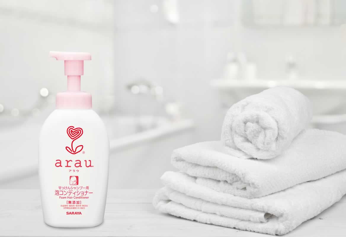 Use arau. Foam Conditioner after shampooing for a silky smooth hair.