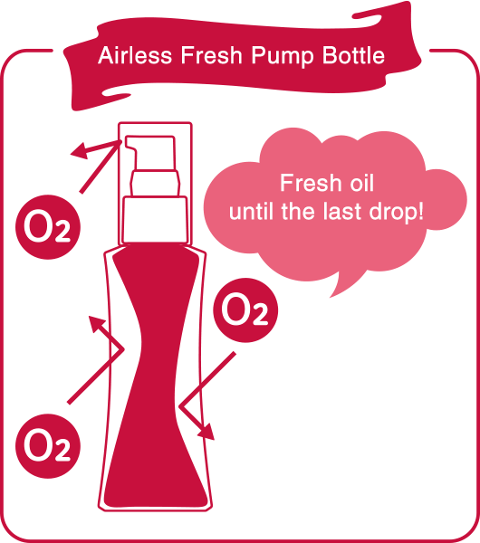 arau.baby Baby Oil airless Fresh Pump Bottle. The bottle has an inner bag to keep contents fresh until the last drop.