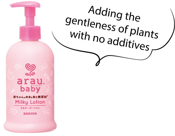 Milky Lotion, additive-free with added botanical extracts.