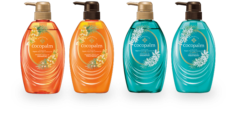 Protect your hair from the sun and sea breeze with the Cocopalm line of products.