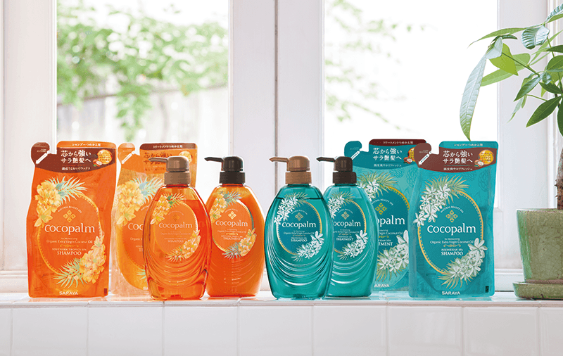 Protect your hair from the sun and sea breeze with the Cocopalm line of products.