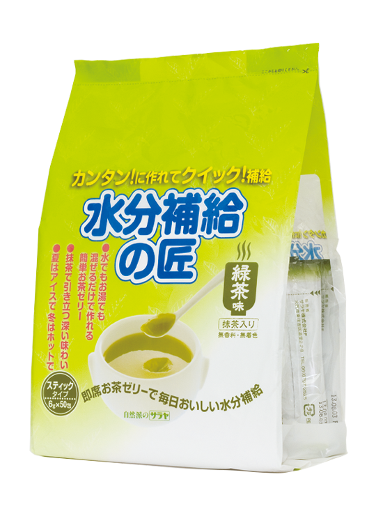 Instant Jelly Powder, Green Tea 6g x 50pcs