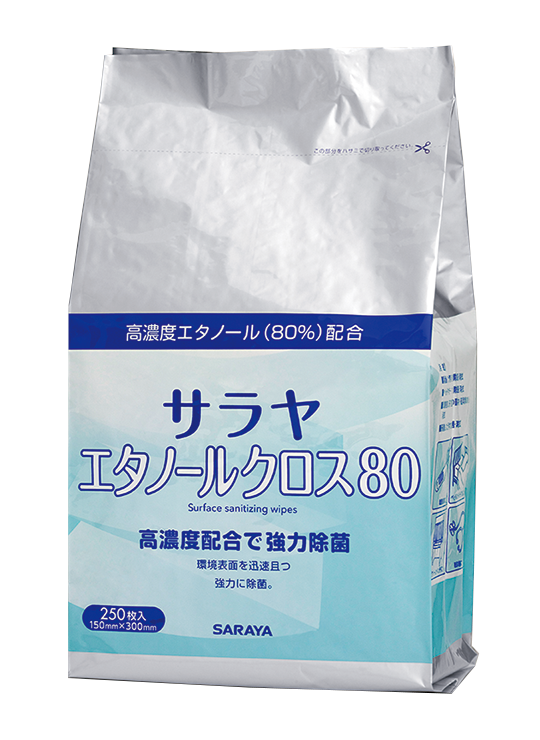 Saraya Ethanol Wipes 250 Wipes Refill
