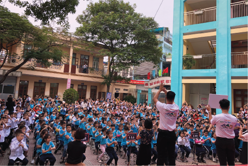 Hand washing practice