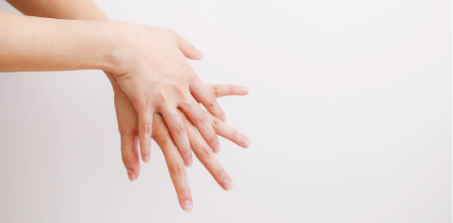 Hands doing a handrub