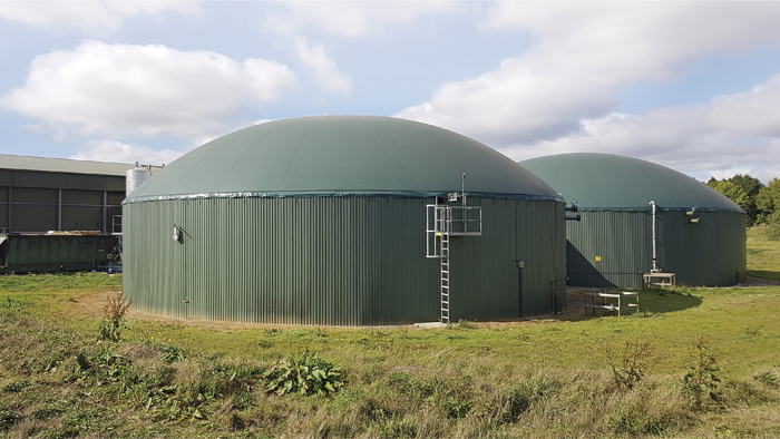 Herriard Bio Power facilities where Food waste is converted into biogas.
