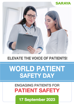 World Patient Safety Day poster for 2022 by SARAYA