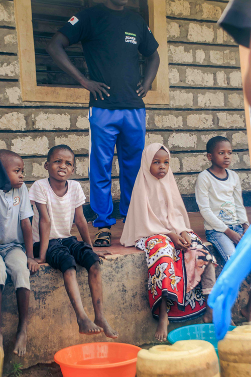 Kids waiting for treatment
