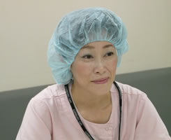 Ms. Murase, chief nurse of the operation department