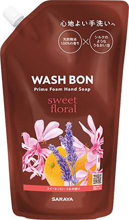 Wash Bon Prime Foam Hand Soap Sweet Floral Refill Pack